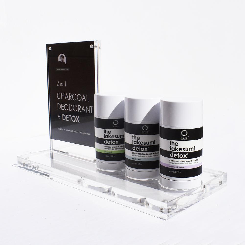 CHARCOAL DEODORANT DISPLAY UNIT | FITS 3 x 65G