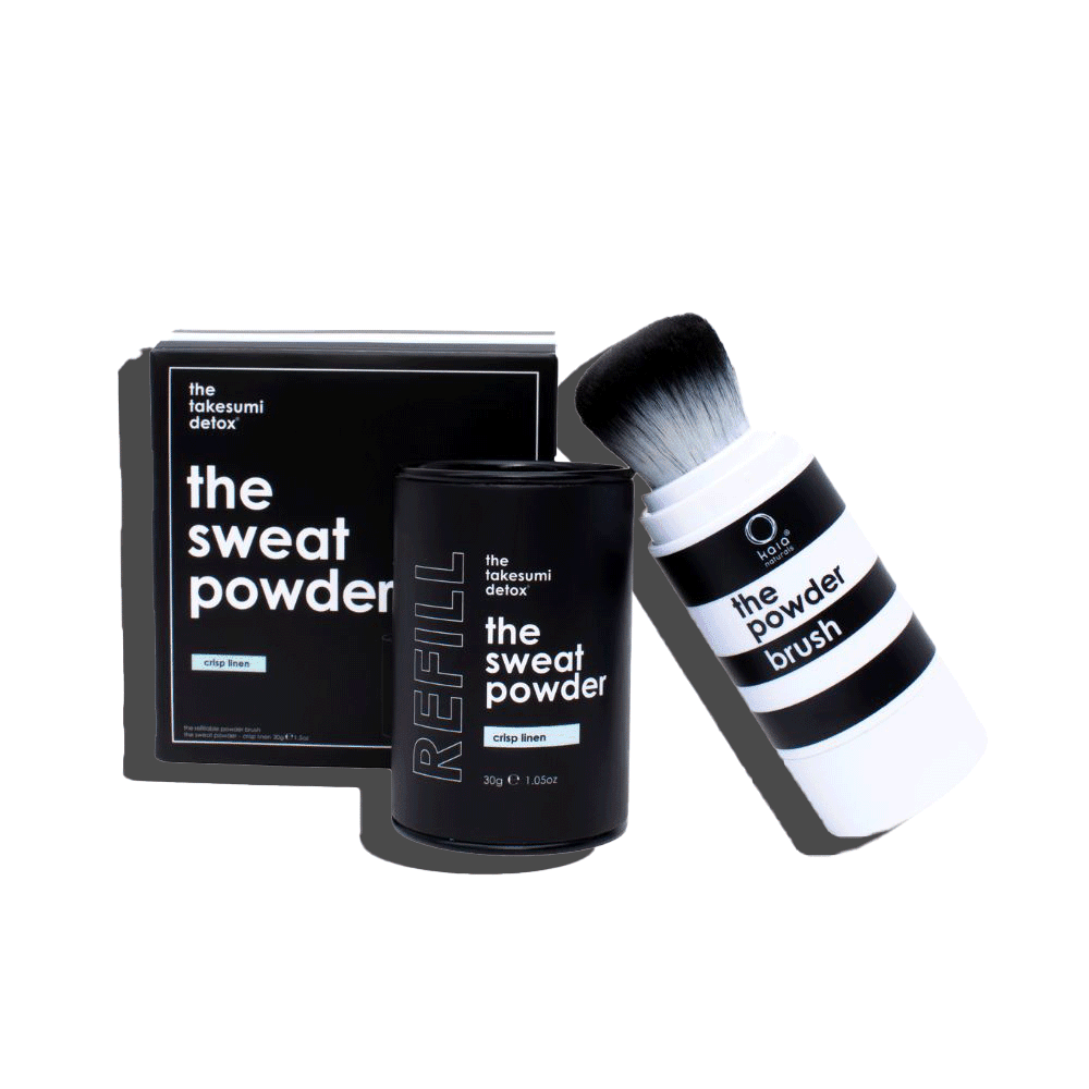 CRISP LINEN THE SWEAT POWDER REFILL & SET