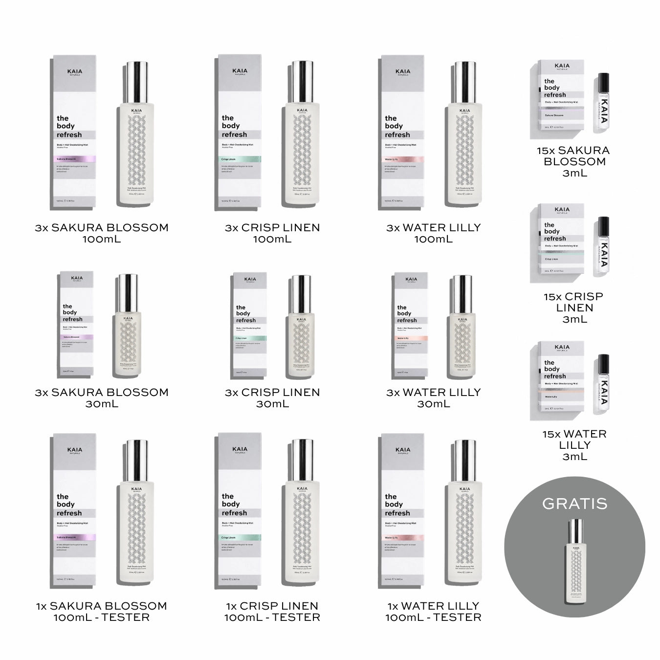 THE BODY REFRESH - PREPACK B