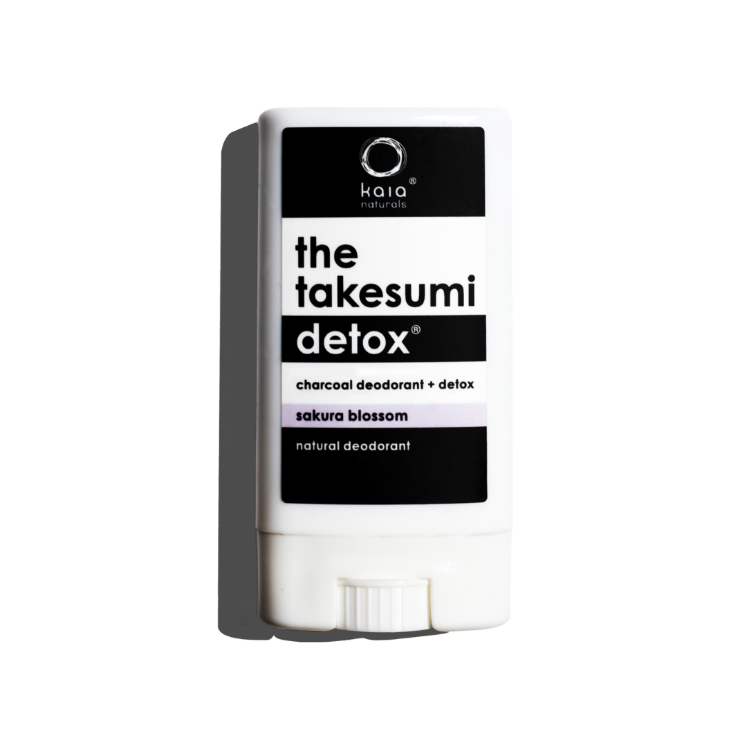 SAKURA BLOSSOM CHARCOAL DEODORANT - travel size
