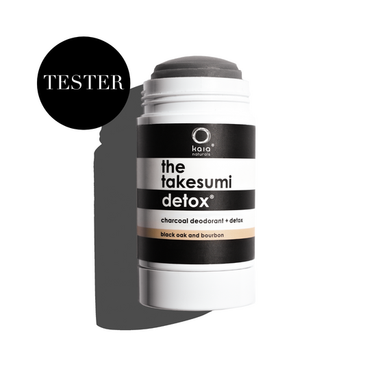 TESTER THE CHARCOAL DEODORANT - BLACK OAK AND BOURBON