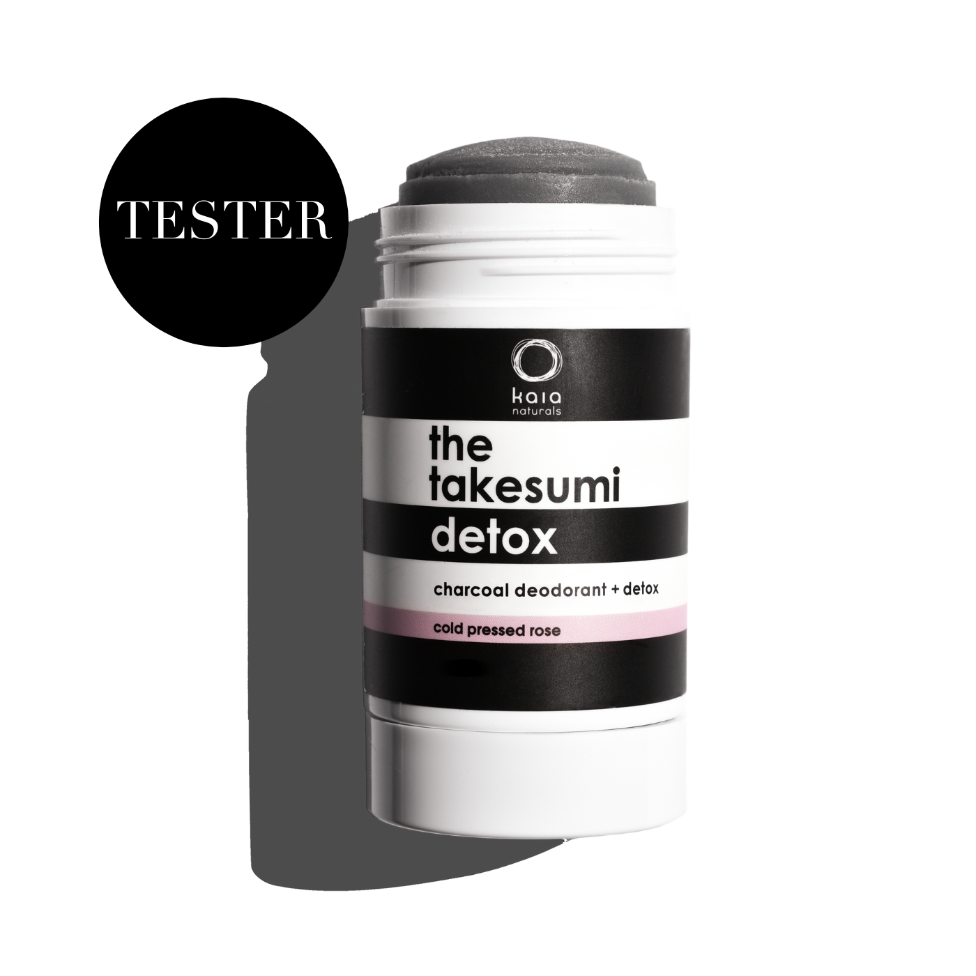 TESTER THE CHARCOAL DEODORANT - COLD PRESSED ROSE
